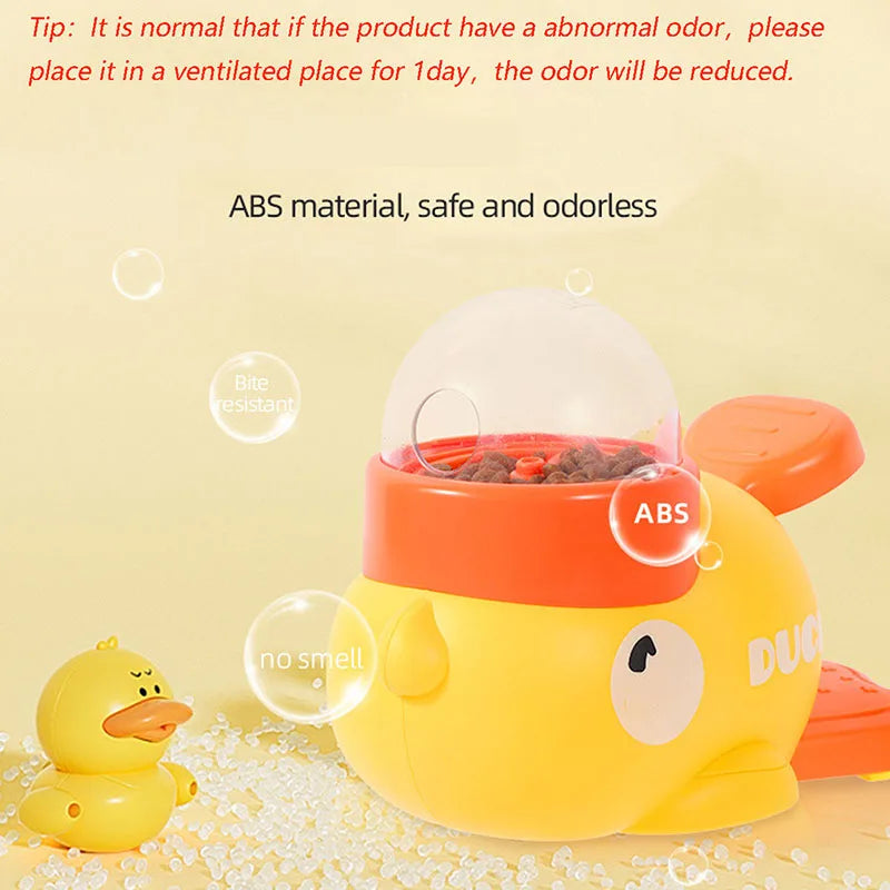 Interactive Duck Puzzle Feeder for Dogs & Cats