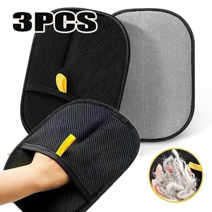 Pet Hair Remover Gloves — Double Sided & Multi-functional