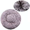 Round Plush Pet Bed for Dogs & Cats — 6 Sizes Available