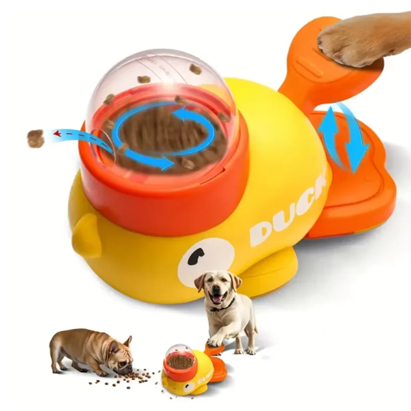 Interactive Duck Puzzle Feeder for Dogs & Cats