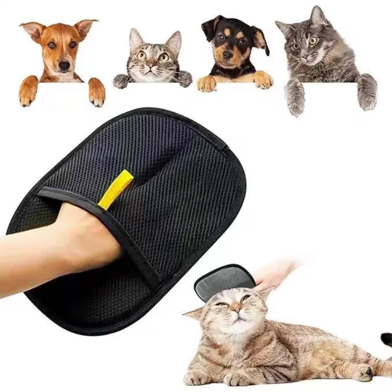 Pet Hair Remover Gloves — Double Sided & Multi-functional